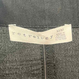 retrology Women's Size M Black Solid Jacket