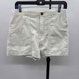 Billabong Women's Size 10 White Corduroy Shorts