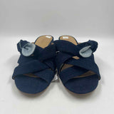 Talbots Women's Shoe Size 9 Blue Solid Sandals