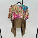 Pretty Angel Women's Size M Multi-Color Textured Cardigan