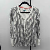Under Armour Junior's Size M Gray Trees Long Sleeve Shirt