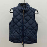 J Crew Women's Size M Navy Quilted Vest