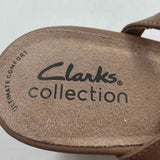 Clarks Women's Shoe Size 9 Tan Solid Slingbacks