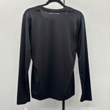 Under Armour Women's Size L Black Solid Long Sleeve Shirt