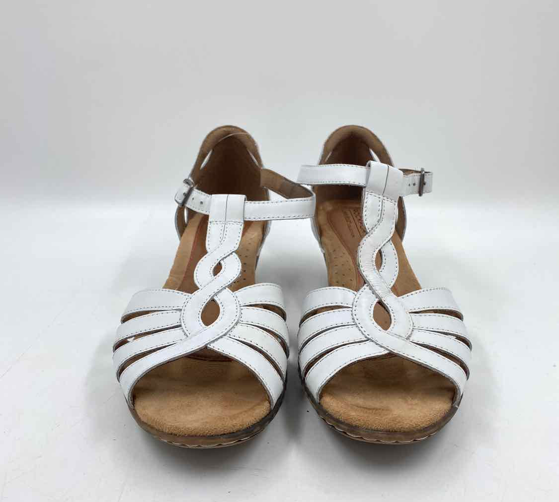 Rockport Women's Shoe Size 7 White Solid Sandals
