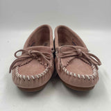 Minnetonka Women's Shoe Size 7 Pink Solid Loafers