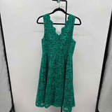 Modcloth Women's Size M Green Lace Dress