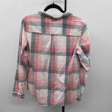 Columbia Women's Size M Pink Plaid Long Sleeve Shirt