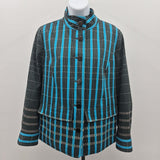 Carlisle Women's Size M Green Stripe Jacket