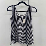 Chico's Women's Size S Black Stripe Tank