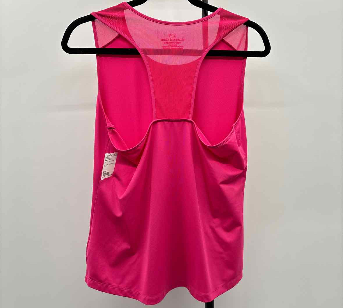 Vineyard Vines Women's Size S Fuschia Solid Sleeveless Shirt