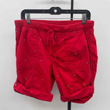 Tommy Hilfiger Women's Size 6 Red Flag Shorts