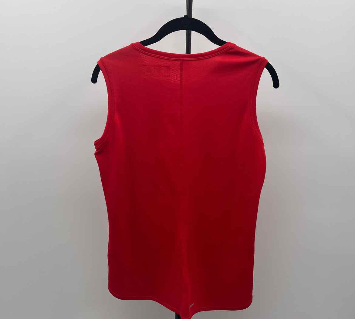 New Balance Women's Size M Red Solid Sleeveless Shirt
