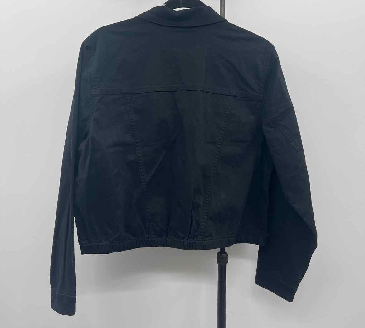 Iman Women's Size M Black Solid Jacket