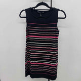 White House Black Market Women's Size 2 Black Stripe Dress