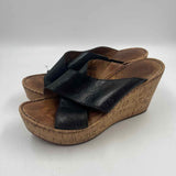 Born Women's Shoe Size 8 Black Solid Sandals