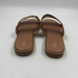Kensie Women's Shoe Size 7 Tan Beaded Sandals