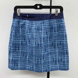 Loft Women's Size 0 Blue Tweed Skirt