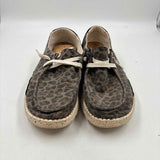 Hey Dude Women's Shoe Size 8 Brown Animal Print Casual Shoes