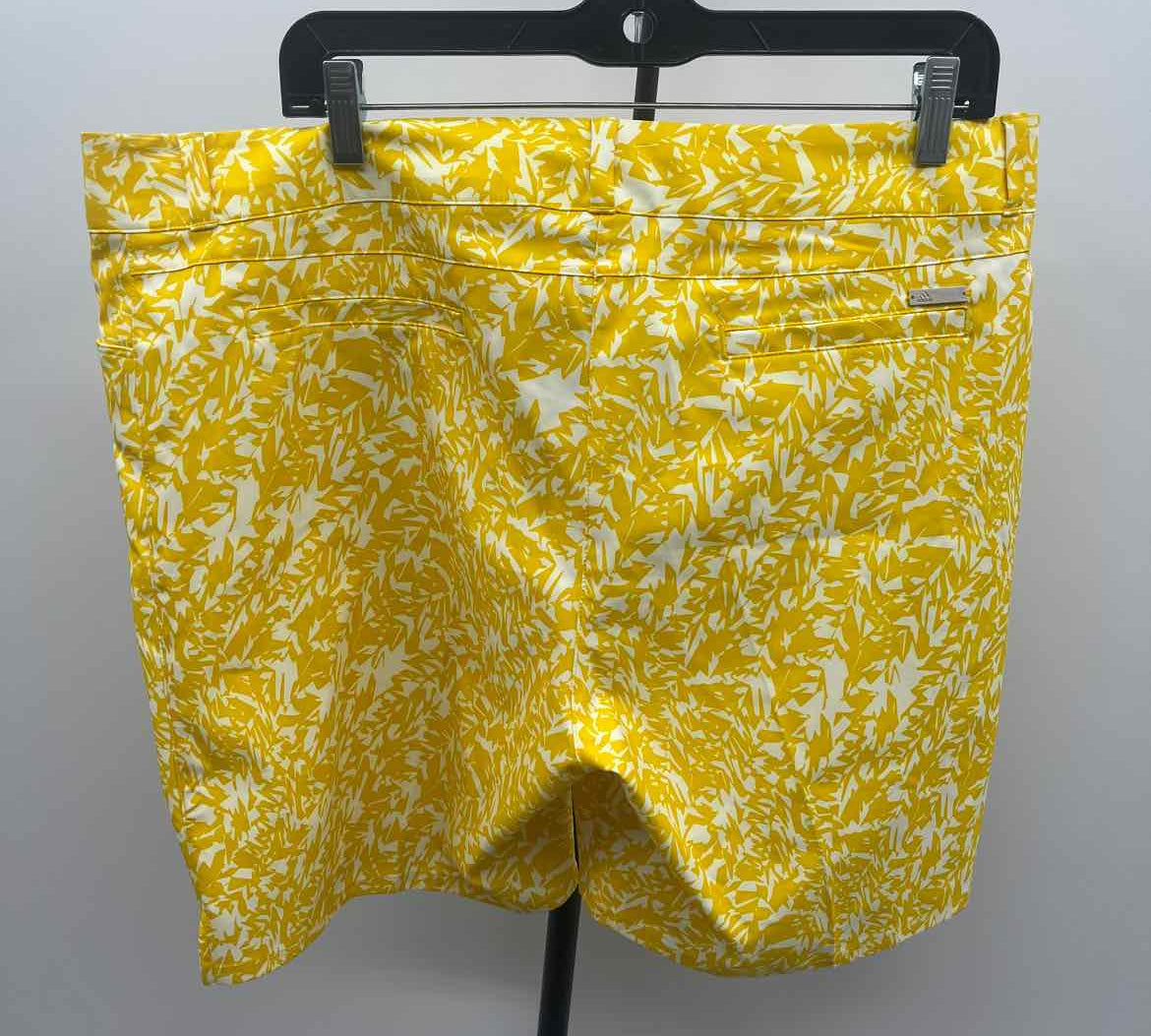 Adidas Junior's Size 16 Yellow Floral Shorts