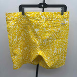 Adidas Junior's Size 16 Yellow Floral Shorts