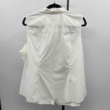 Talbots Women's Size 20WP White Solid Sleeveless Shirt