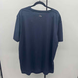 MTA sport Men's Size XXXL Blue Solid Short Sleeve Shirt