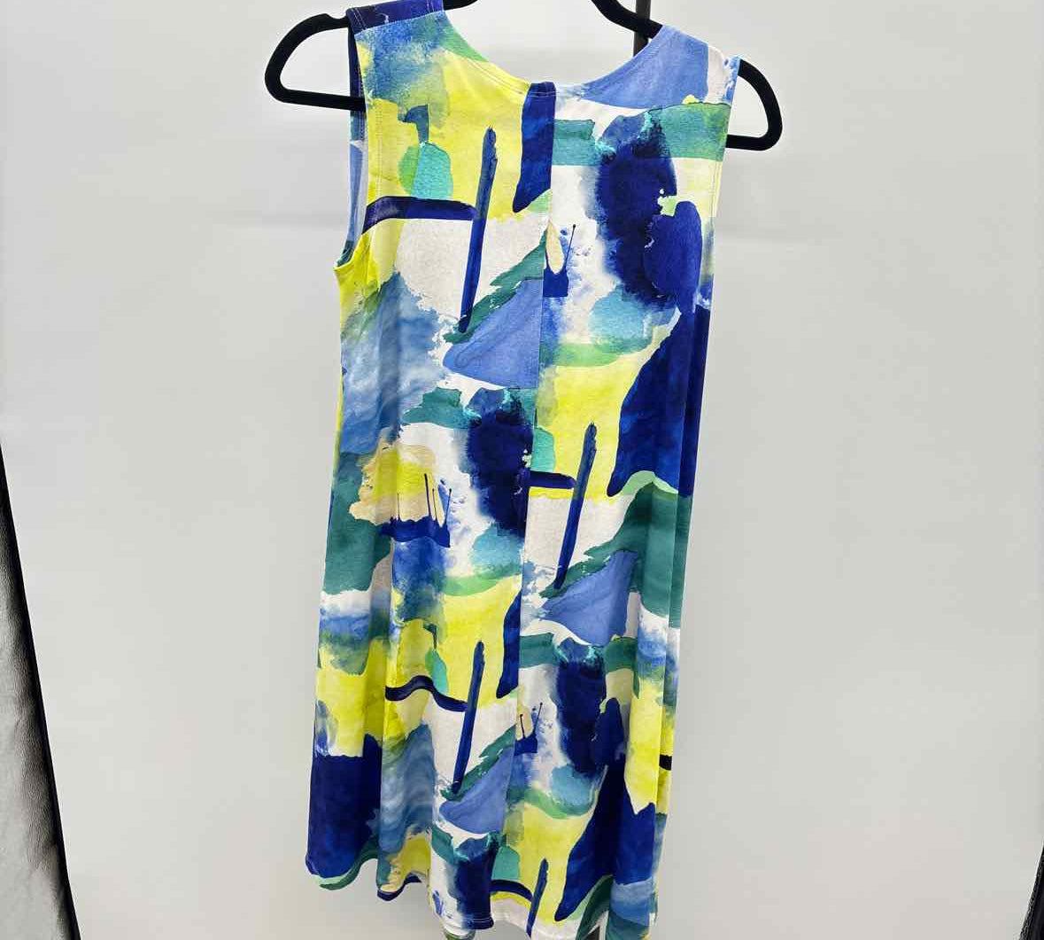 kozan Women's Size 6 Blue Abstract Dress