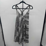 Pacific Beach Women's Size XL Black Animal Print Coverup