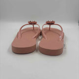 Shade & Shore Women's Shoe Size 11 Pink Hearts Flip Flops