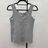 Haystacks Women's Size XL Gray Textured Sleeveless Shirt