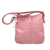 Back COACH Pink Leather SOHO Purse w/Flap Front & Convertible Shoulder/Crossbody Strap