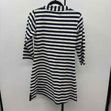 Duffield Lane Women's Size 6 Navy Stripe Dress