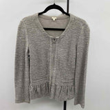 J Crew Women's Size S Taupe Textured Jacket