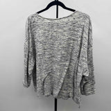Pure Jill Women's Size 1X Black Heathered Long Sleeve Shirt
