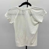 Sanctuary Women's Size S White Solid Short Sleeve Shirt