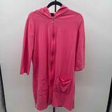 Denim & Co Women's Size M Pink Solid Coverup