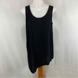 Eileen Fisher Women's Size XS Black Solid Sleeveless Shirt