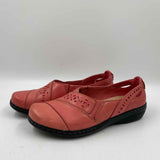 Clarks Women's Shoe Size 6 coral Textured Casual Shoes