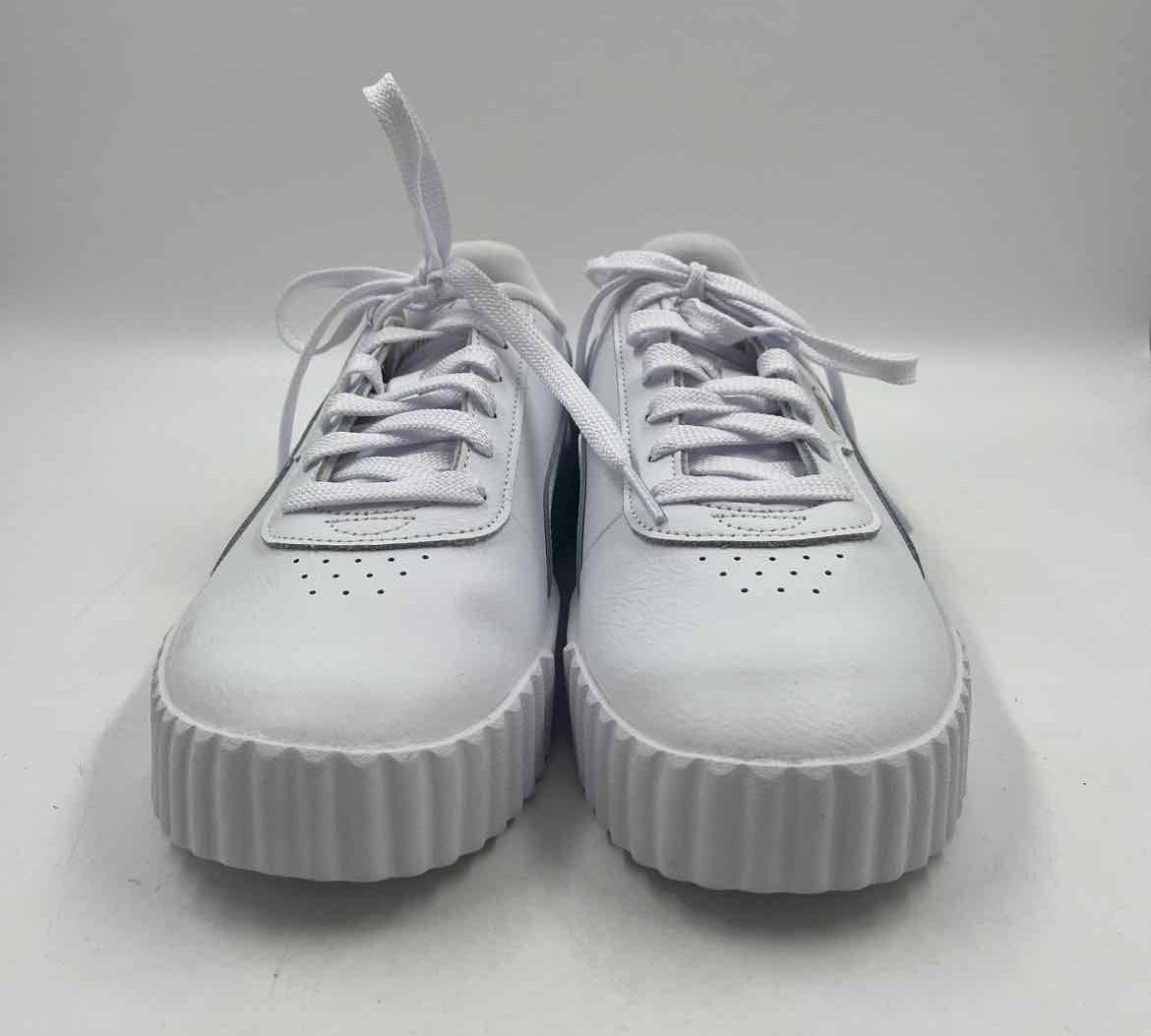 Puma Women's Shoe Size 9.5 White Solid Sneakers