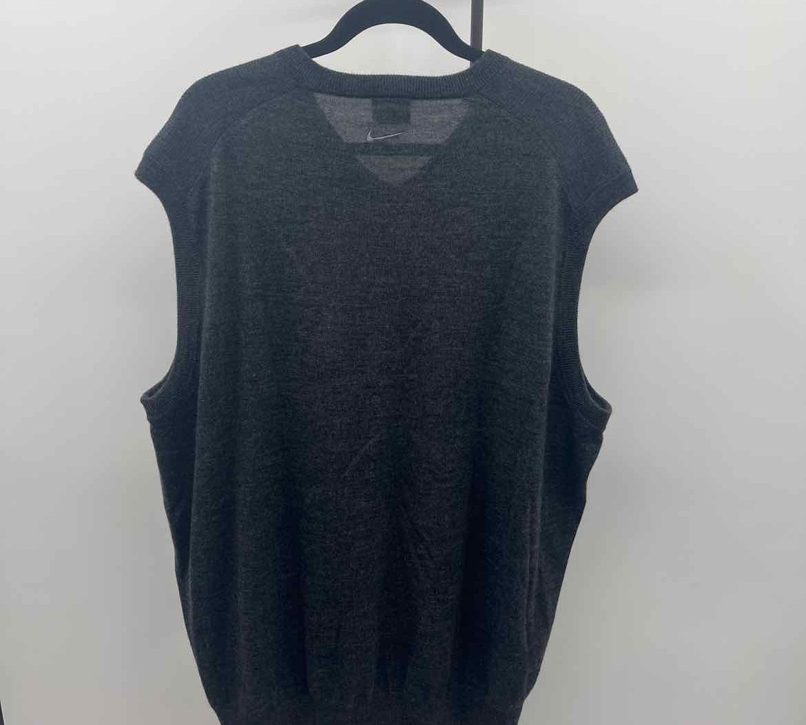 Nike Men's Size XXL Charcoal Solid Vest