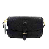 LOUIS VUITTON 2023 DIANE Monogram Black Empreinte Convertible Crossbody Purse