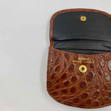 Buxton Women's Caramel embossed Wallet