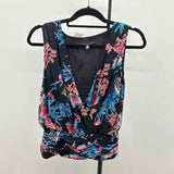 White House Black Market Women's Size XS Black Coral Sleeveless Shirt
