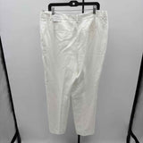 Talbots Women's Size 14 White Solid Pants
