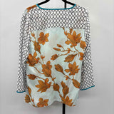 Soft Surroundings Women's Size MP Blue Floral Tunic