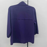 Chico's Women's Size L Purple Solid Jacket