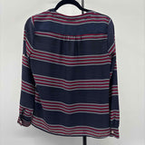 Banana Republic Women's Size XS Navy dotted Long Sleeve Shirt