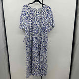 The Get Women's Size 20 Blue Animal Print Dress