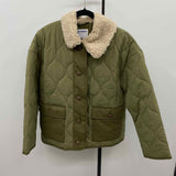 Old Navy Women's Size S Green Quilted Coat
